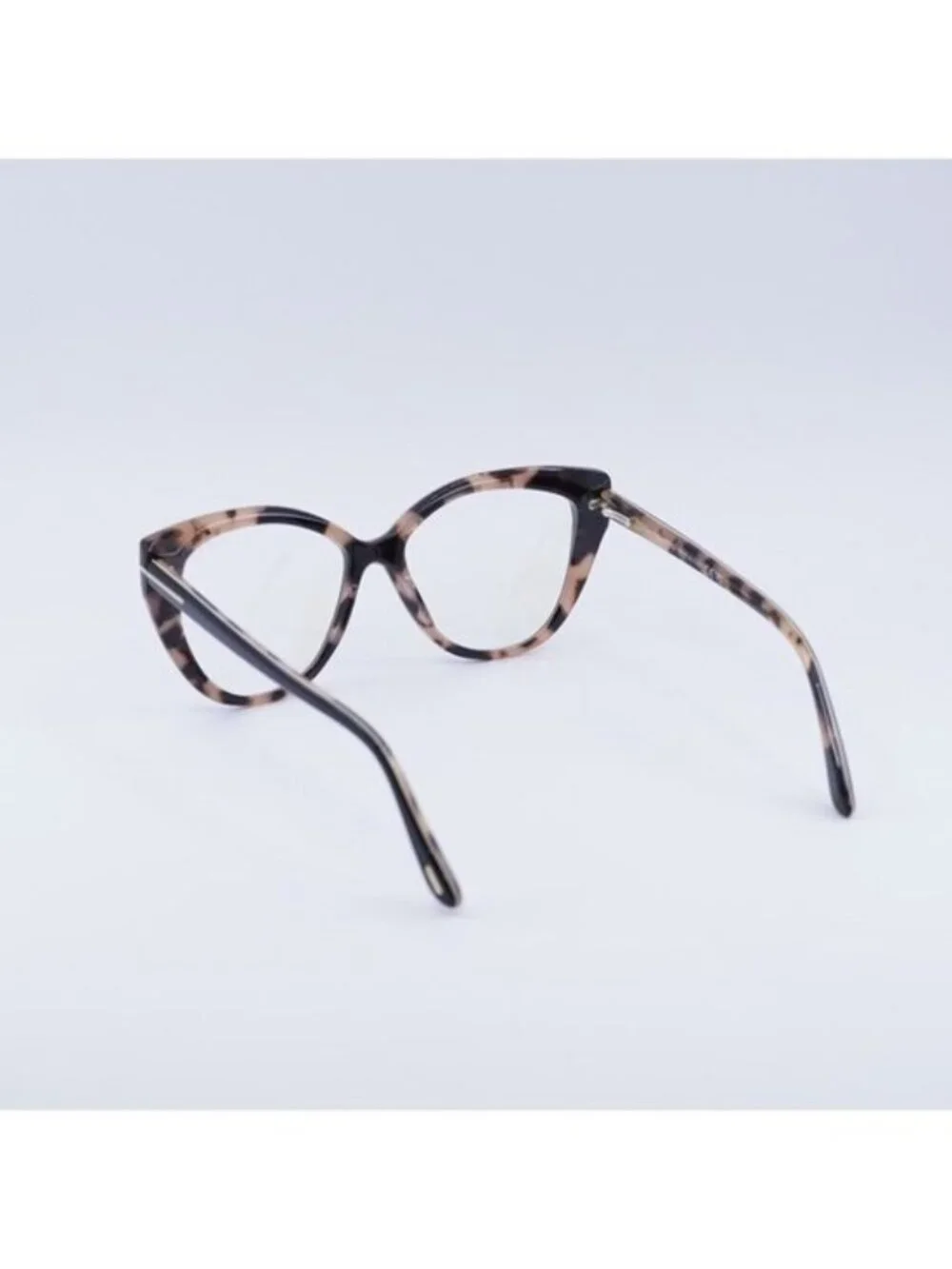 Tom Ford FT5673-B 005 Eyeglasses Black 54mm Cat Eye Frame, Blue Light Block